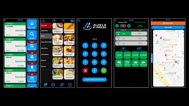 Aldelo android pos system