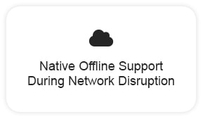Native Offline Support During Network Disruption