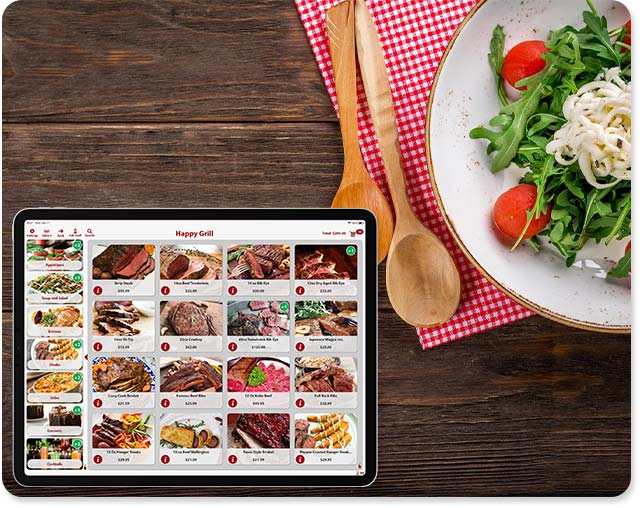 iPad Based ​Restaurants Kiosk