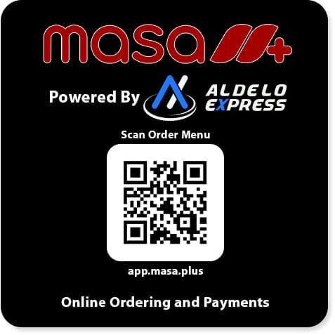 Masa Table-side Contactless QR Ordering